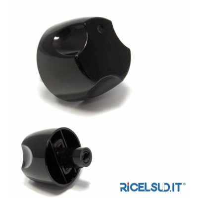 Eurostore07 - BEKO 1 MANOPOLA PER CUCINA / FORMO NERA ORIGINALE 1 PZ INNESTO 6 MM 450920540