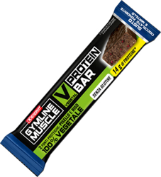 GYMLINE MUSCLE VEGETAL PROTEIN BAR CIOCCOLATO FONDENTE E MIRTILLO 60 G precio