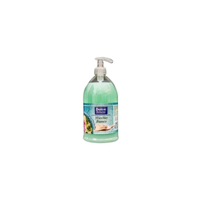 Sapone Liquido C/Dispenser Dolce Schiuma Muschio Bianco Lt 1 - ANPA