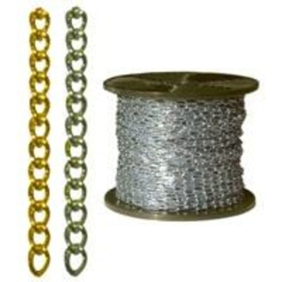 Aref - CATENA GROUMETTE OTTONATA mm 1.00 m 25