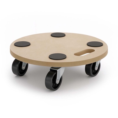 Base con ruote per piante mobili carrellino da trasporto fino a 250kg 380 mm - WILTEC