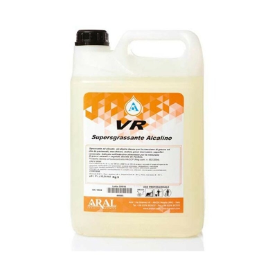 VR Aral Supersgrassante Alcalino Professionale per Rimozione dello Sporco dai Macchinari