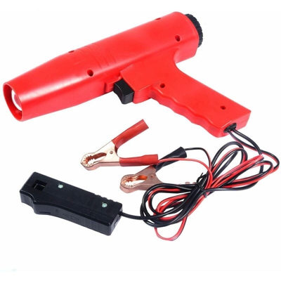 Costway - Lampada Stroboscopica Auto Pistola Stroboscopica Luce Accensione 12 V, 8000 r/min
