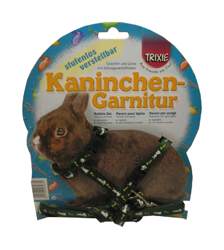 Trixie - Pettorina + guinzaglio coniglietti con disegno (6263) precio