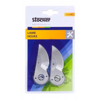 Set 2 pezzi lame di ricambio in blister per: Art. 342 - Stocker