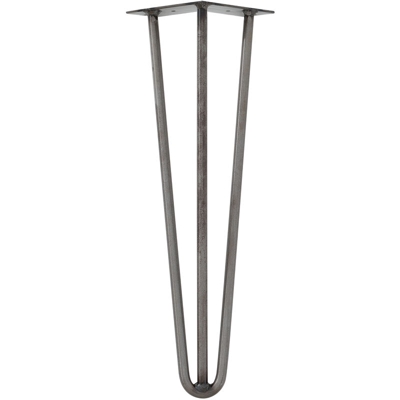 Hairpin Leg Gambe per tavolo robuste in un set di 4 d´acciaio - 45 cm - 3 barre - [EN.CASA]