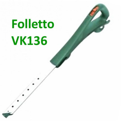MANICO BASTONE FOLLETTO VORWERK VK 136 telescopico verde adattabile - UNIVERSALE en oferta