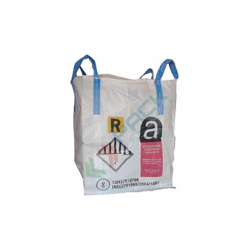Saccone big bag tubolare, UN13H3Y amianto, Mis. 90 L x 90 P x 120 H cm, SWL 1000 Kg, SF 6:1, caramella/chiuso - PACK SERVICES precio
