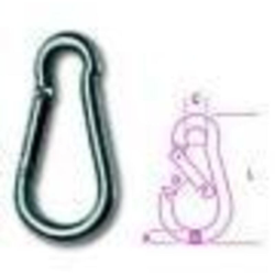 Stamperia Carcano Giuseppe - MOSCHETTONE SICUREZZA 100 INOX 304 características