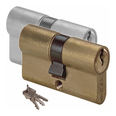 Cilindro da Infilare Sagomato Cisa 0G300 Misura 69 mm 27/43 mm Nichelato