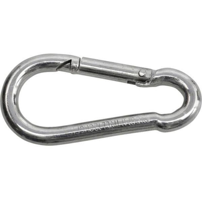 Moschettone Acciaio zincato galvanizzato SWG 680 154 851 80 (L x L) 50 mm x 5 mm