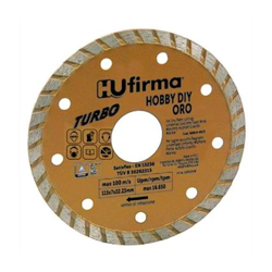 Disco Diamantato Turbo Hu-Firma Hobby-D Oro Dia.Mm.115 características