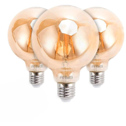 Eclairage Design - Set di 3 lampadine a LED E27 G95 Filamento ambra 6W precio