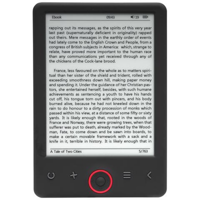 EBO-620 4GB Nero lettore e-book