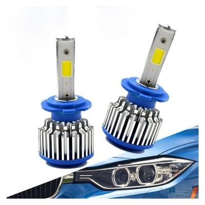 Coppia Lampade Led Da Auto Fari H1 Moto Kit Lampadine 36W Luce Bianca 6000K Faro - LUEMM