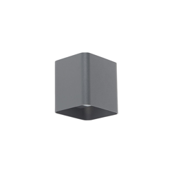 QAZQA Applique evi - Moderno - Alluminio,Vetro - Grafite - Quadrato Non sostituibile Max. 2 x 8 Watt características