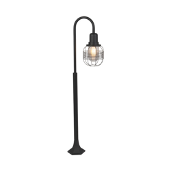 QAZQA Palo da giardino guardado - rustico - Alluminio,Vetro - Nero - Tondo Max. 1 x Watt características