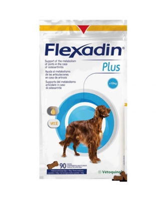Vetoquinol Flexadin Plus Integratore Alimentare Per Cane Taglia M&L 90 Tavolette