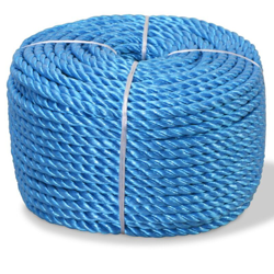 Corda Intrecciata in Polipropilene 8 mm 200 m Blu - VIDAXL precio