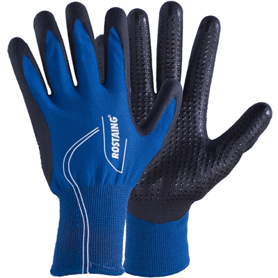 Rostaing - GUANTO PUNTINATO RIVESTITO NITRILE TG7 CANADA RS