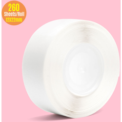 Aibecy - Carta per stampa termica DP1222-260 12 * 22 mm 260 fogli / rotolo bianco características