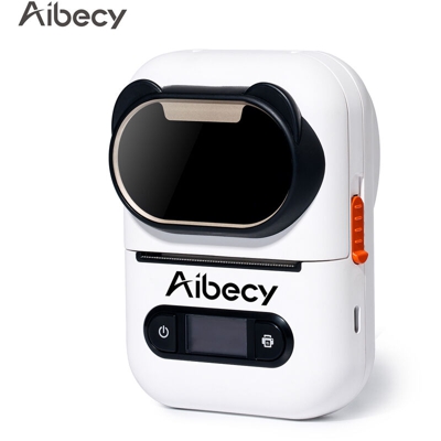 Etichettatrice termica bluetooth 203 dpi (batteria al litio incorporata) bianca YP-1RW - AIBECY