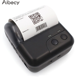 Stampante termica stampante Bluetooth wireless USB + Bluetooth nera (batteria al litio incorporata) - AIBECY en oferta