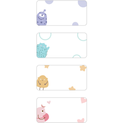 B11 / B21 / B3S carta da stampa di etichette a colori autoadesiva termica 40 * 20-320 piccolo mostro - NIIMBOT precio