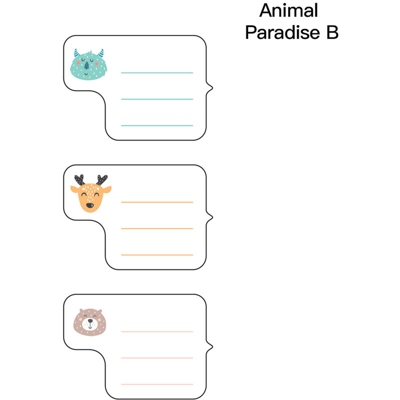 B11 / B21 / B3S carta da stampa per etichette a colori autoadesiva termica 50 * 36-190 Animal Paradise B. - NIIMBOT