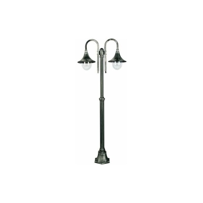 Lampione Lanterna Galatea A 2 Luci Con Palo Cm 186 Per Giardino Parco (01433) - GDLC
