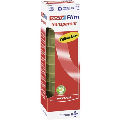 tesa 57401-00002-02 57401-00002-02 Nastro adesivo tesafilm tesafilm® Trasparente (L x L) 10 m x 12 mm 12 pz.