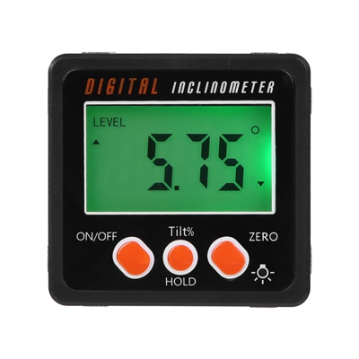Retro-illuminazione Display multifunzione Mini Digital inclinometro livello di sicurezza goniometro goniometro contatore 4 * 90 gradi della scala