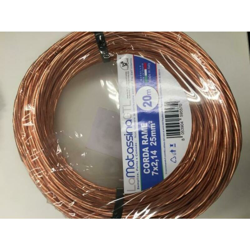 20MT CORDA RAME NUDO SEZIONE 25MMQ MCORDCU2520 - Go-at Topline características