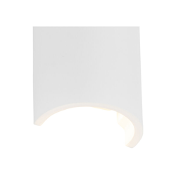 Applique colja_novo - rustico - Intonaco - Bianco - Tondo Max. 1 x Watt - Qazqa en oferta