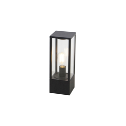 QAZQA Palo da giardino charlois - Design - Alluminio,Plastico - Nero/Trasparente - Allungato Max. 1 x Watt características