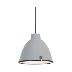 Lampada a sospensione anteros - Industriale - Alluminio,Vetro - Grigio - Tondo Max. 1 x Watt - Qazqa precio