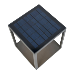 QAZQA Lampada solare da esterno con sensore di movimento Volendam - Moderno - Alluminio - Grafite - Quadrato Non sostituibile Max. 1 x 3.5 Watt precio