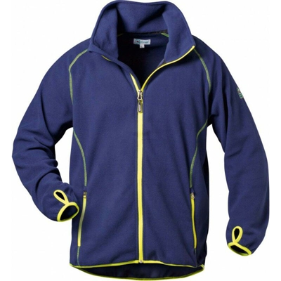 Elysee - Giacca Maglia Di Lana Brandon,Leggerotaglia 2Xl, Blu Navy/Giallo