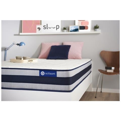 Materasso Actimemo Ergo 90x210cm, Spessore : 24 Cm, Memory Foam, Rigido, 5 Zone Di Comfort