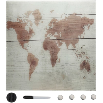 Lavagna Magnetica a Parete in Vetro 60x60 cm - VIDAXL