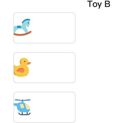 B11 / B21 / B3S carta da stampa di etichette a colori autoadesiva termica 40 * 20-320 giocattolo B - NIIMBOT