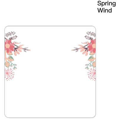 B11 / B21 / B3S carta da stampa di etichette a colori autoadesiva termica 50 * 50-150 brezza primaverile dieci miglia - NIIMBOT