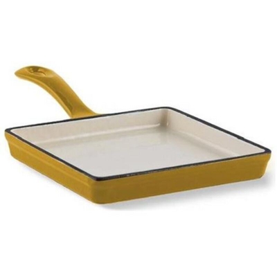 Mini Grill 14x14cm Giallo - Aeternum