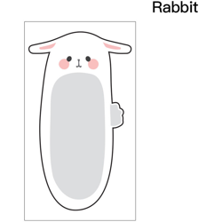 B11 / B21 / B3S carta da stampa di etichette a colori autoadesiva termica 38 * 68-110 conigli - NIIMBOT precio