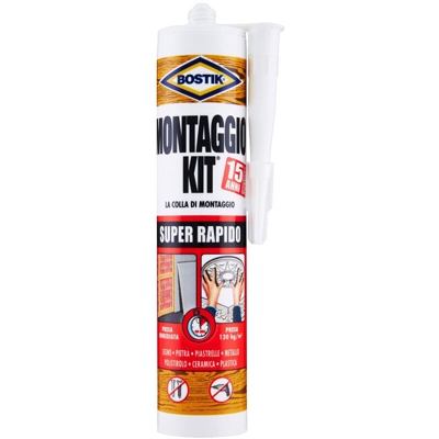 Generico - BOSTIK CART.'MONTAGGIO KIT'SUPER RAPIDO 370GR