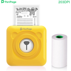 Peripage - Stampante termica Bluetooth (batteria al litio incorporata) gialla precio