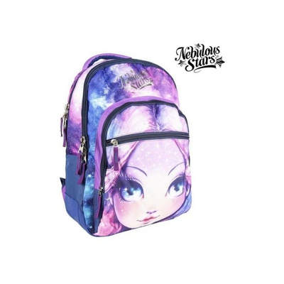 Zaino Scuola Stars Lilla - Nebulous