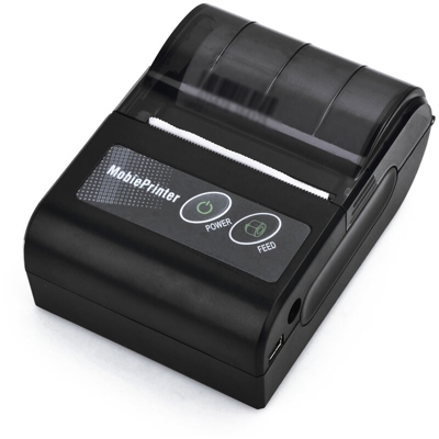 Stampante Bluetooth da 58 mm con batteria senza spina e cavo USB in dotazione - ASUPERMALL