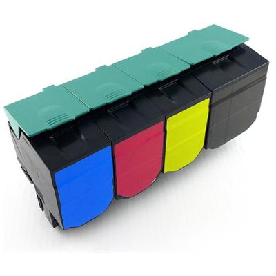 Toner Set, 4 Cartucce 1x 8000, 3x 4000 Pagine Sostituisce Lexmark C544x1cg, C544x1mg, C544x1yg, C544x2cg, C544x2mg, C544x2yg, C546u1kg, C546u2kg Toner Per Lexmark X544n, X544dw, X544d