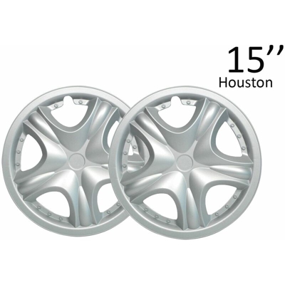 BS - Copricerchio universale 15' platto copri ruota 2pz auto coppa ruote houston